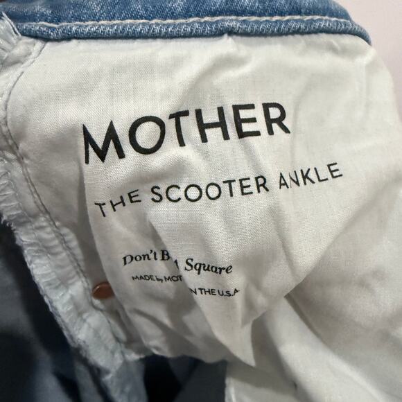 Mother The Scooter Ankle Bootcut Jeans in Don't be a Square Size 29 - Picture 5 of 13